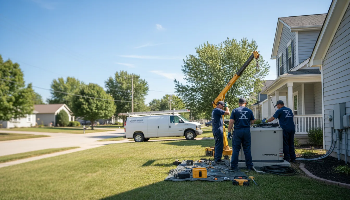 Generator Installation in White Heath, IL near me